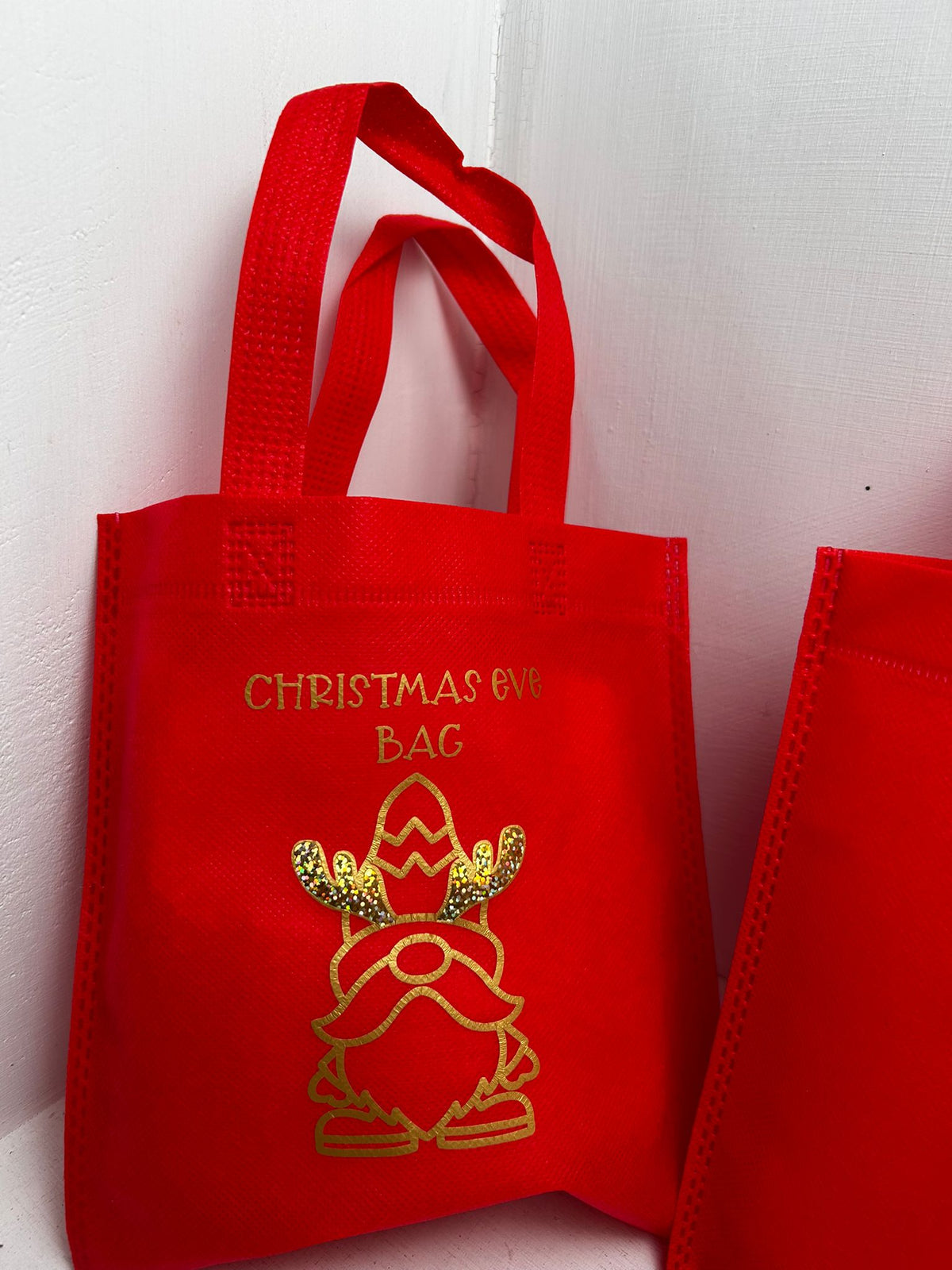 Christmas Polyester Tote Bag - Personalised Any Name