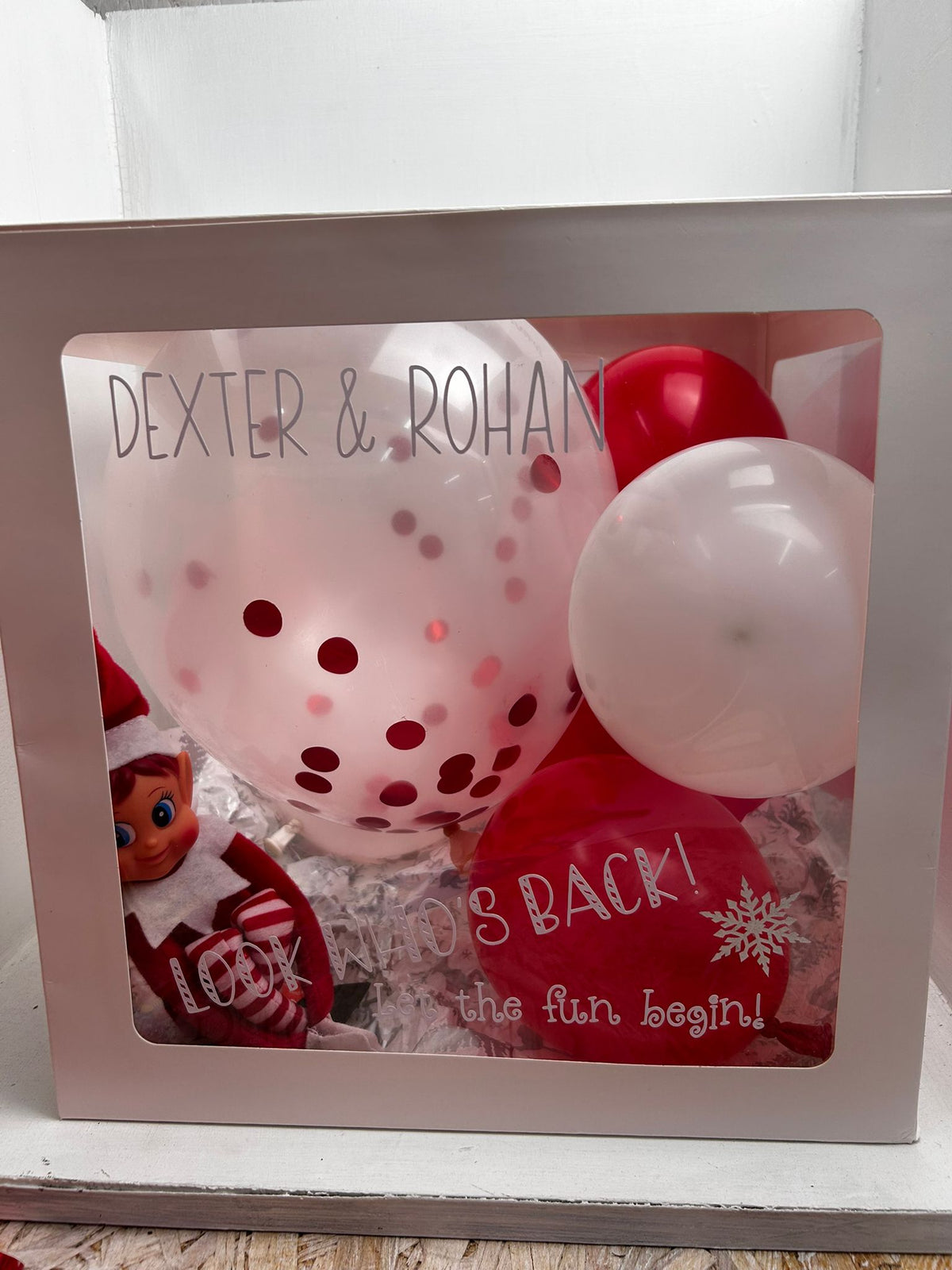Personalised Elf  Delivery Box – Festive Fun Starts Here - Elf Not Included