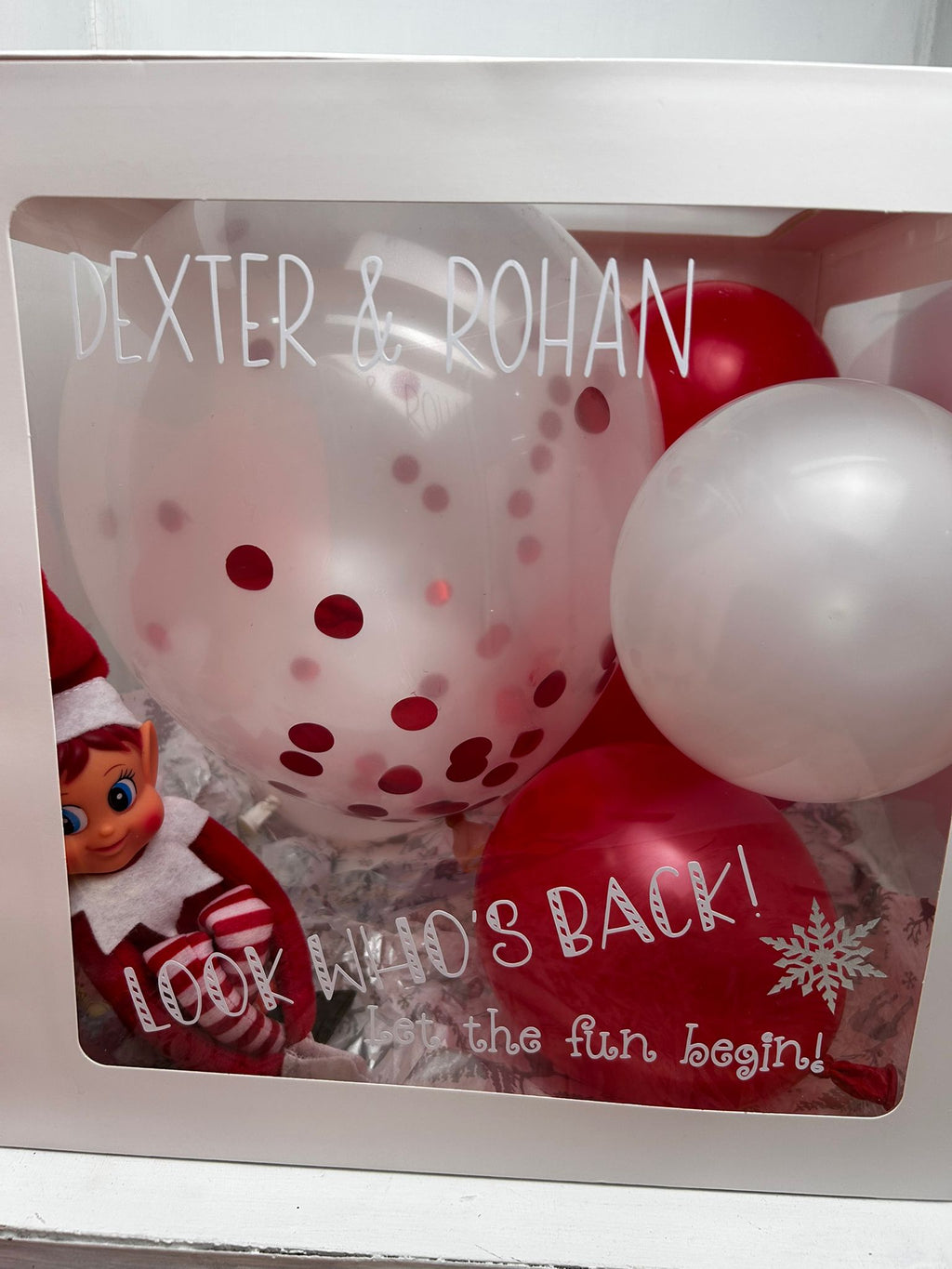Personalised Elf  Delivery Box – Festive Fun Starts Here - Elf Not Included