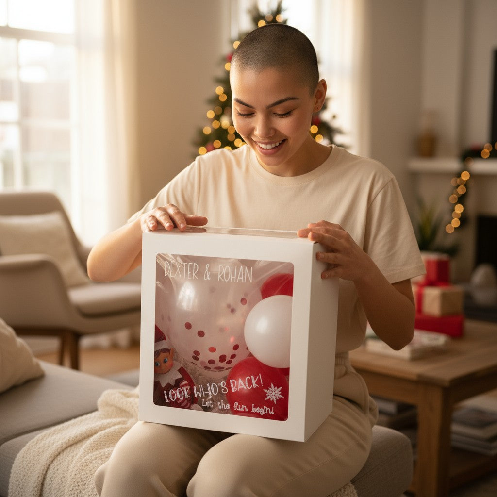 Personalised Elf  Delivery Box – Festive Fun Starts Here - Elf Not Included