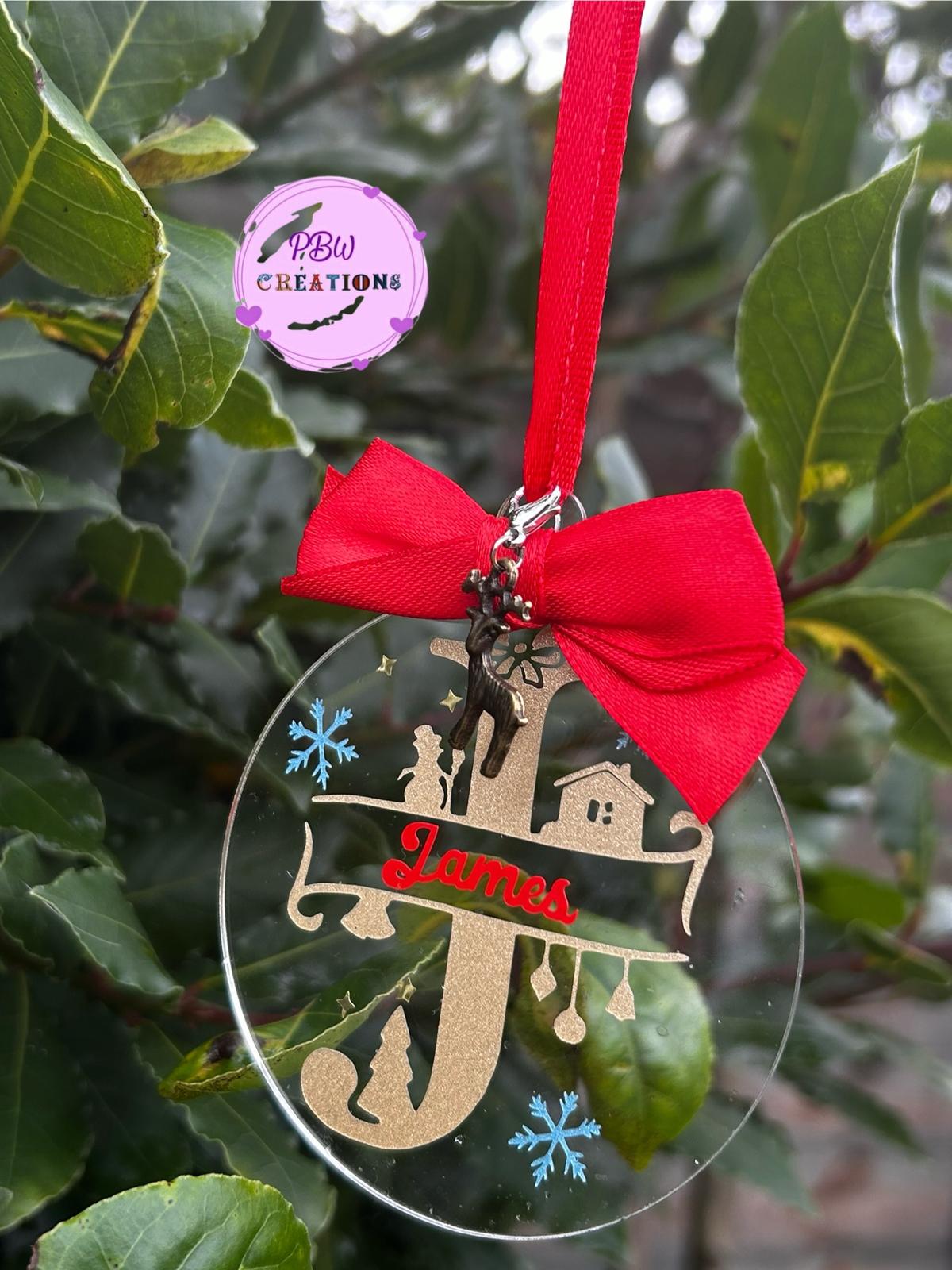 Personalised Christmas Bauble – Fully Customisable with Any Name