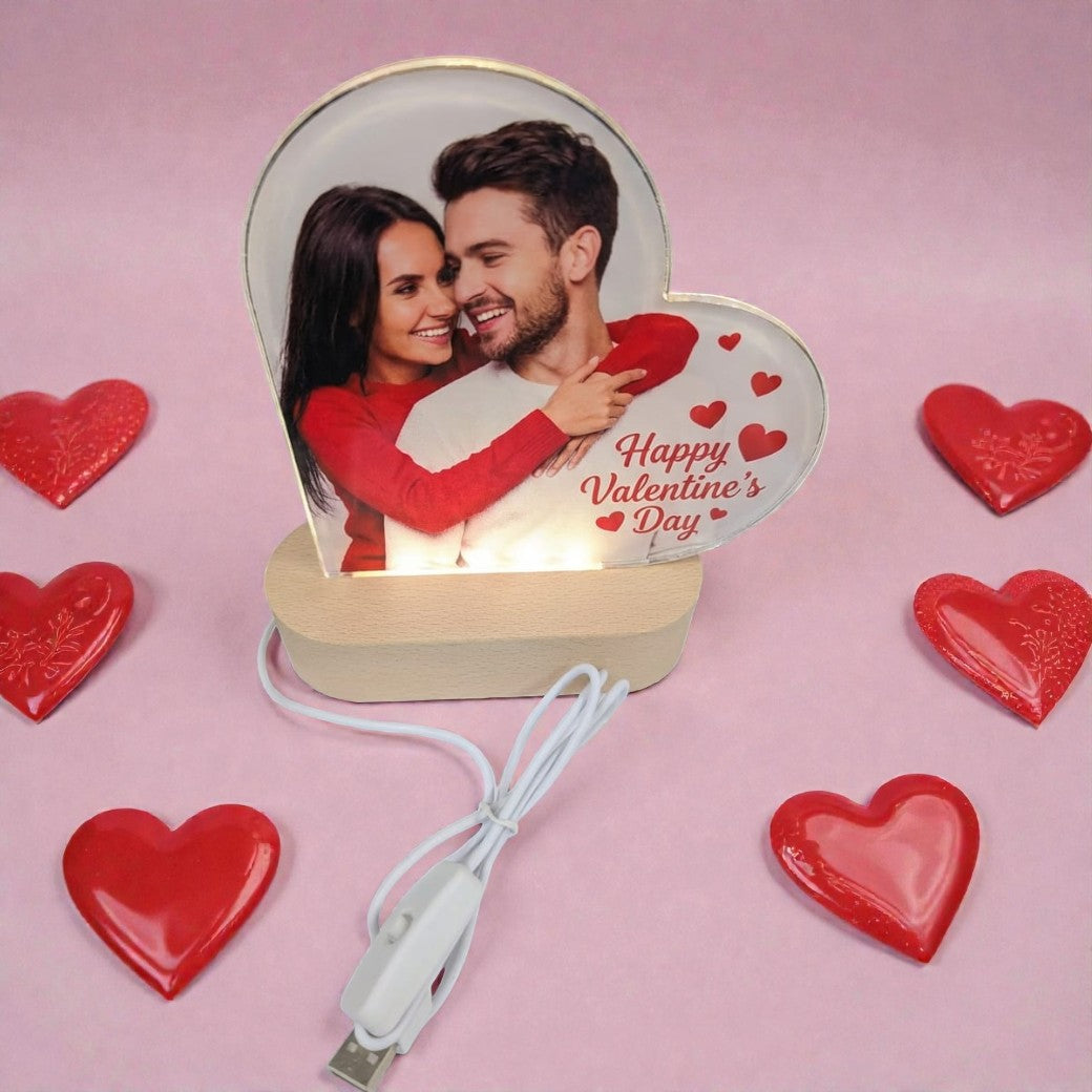 💡 Personalised Printed Acrylic Photo Frame — LED Illuminated Gift for Loved Ones