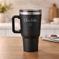 ☕ Personalised Engraved 1.2L Tumbler — Any Logo, Text or Stock Design