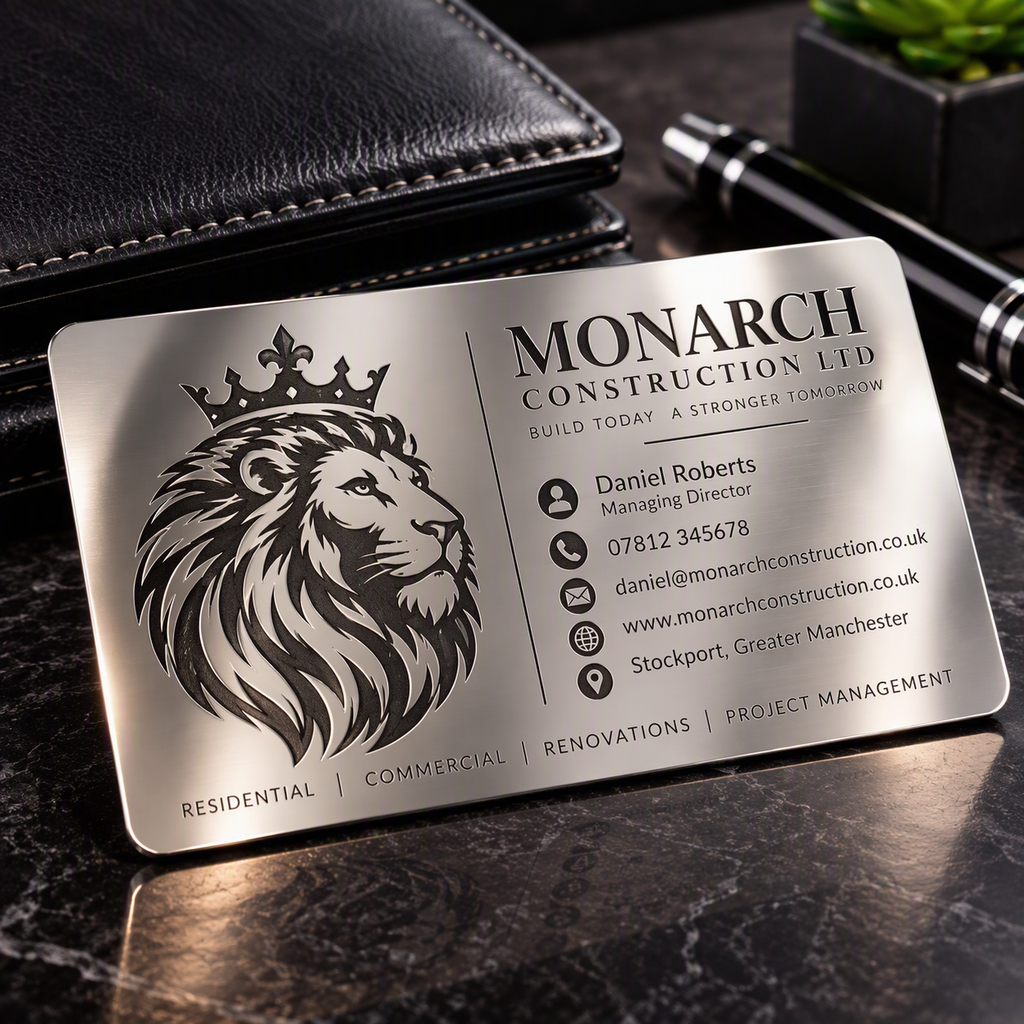 Premium Personalised Stainless Steel Wallet Card