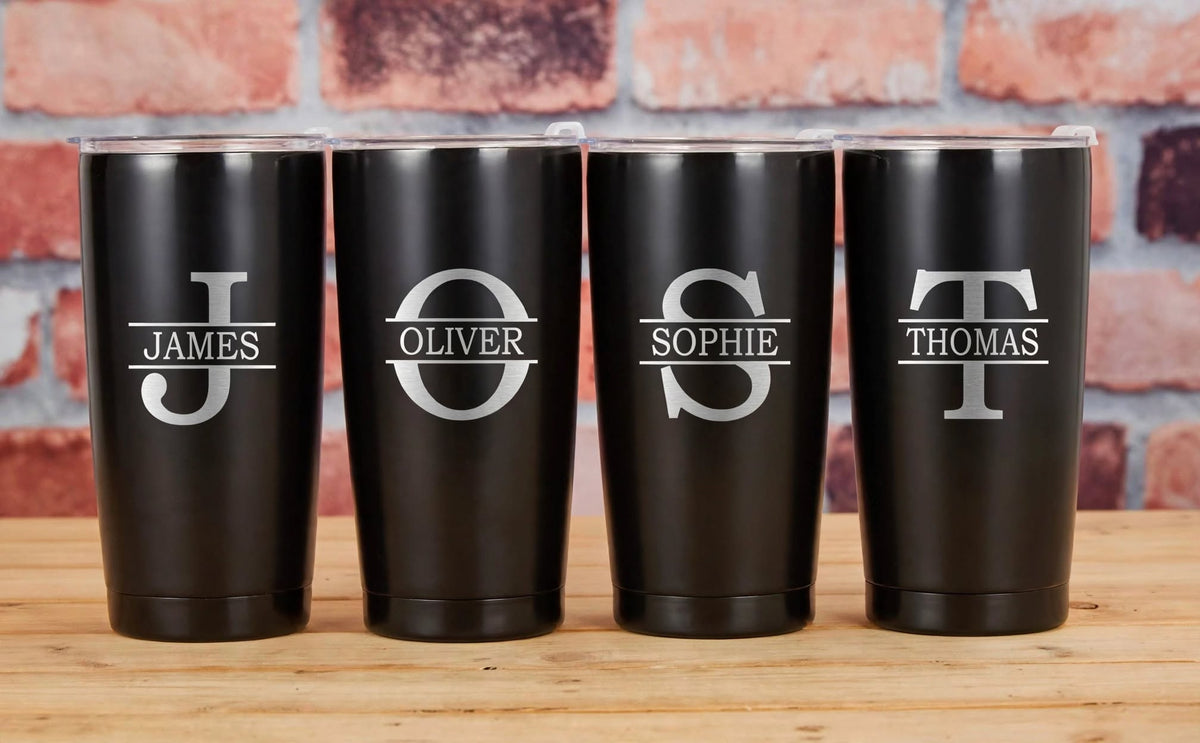 Personalised Black 20oz Tumbler – Custom Name or Your Own Design