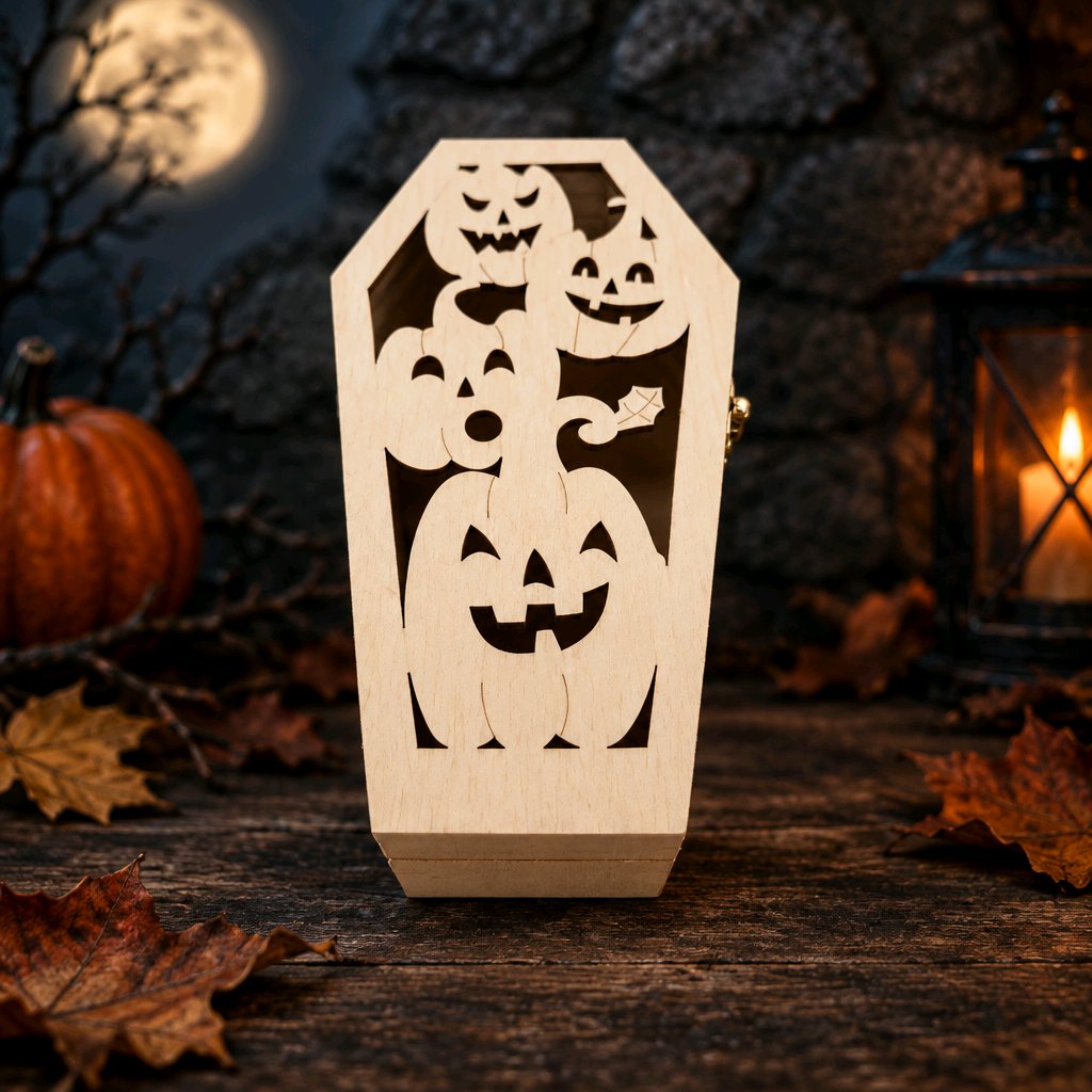 Personalised Wooden Coffin Box – Choose Your Design  or Go Custom