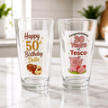 Personalised Full Colour Pint Glass – 17oz Tempered Glass