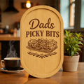 Personalised bamboo tray custom logo or name — Eco‑friendly bamboo tray laser‑engraved with your custom logo, name or message.