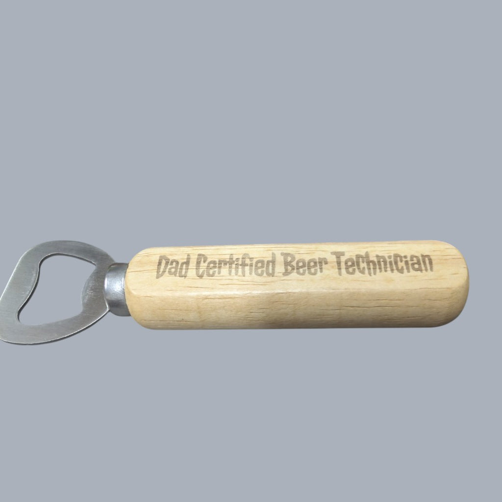 Personalised bottle opener with custom design — Metal bottle opener printed or engraved with any name or custom artwork.