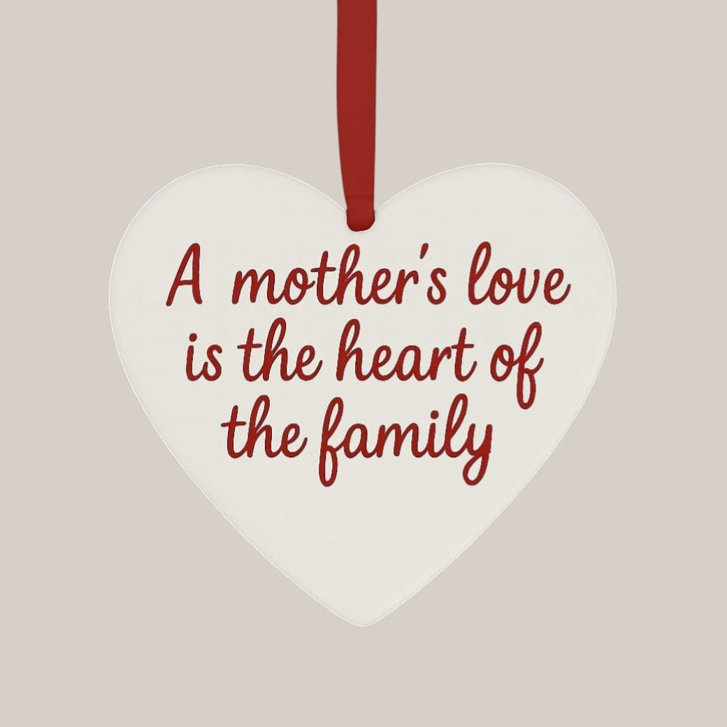 Personalised heart with stock or custom design — Hanging heart featuring engraved stock design wording or fully custom personalised text.